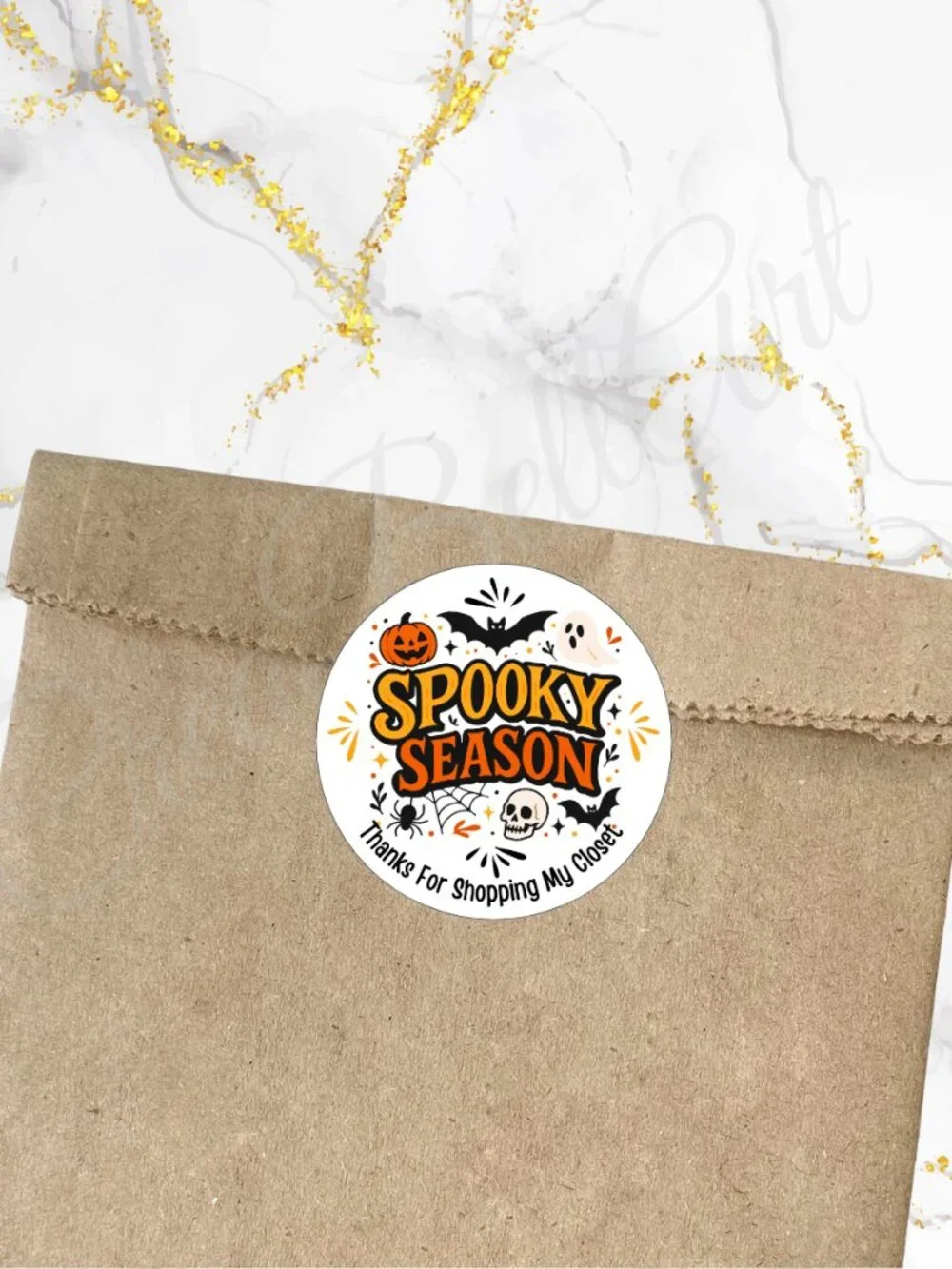 60  Spooky Season Stickers 2 inch – Halloween Packaging Labels